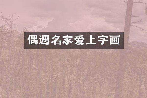 偶遇名家爱上字画