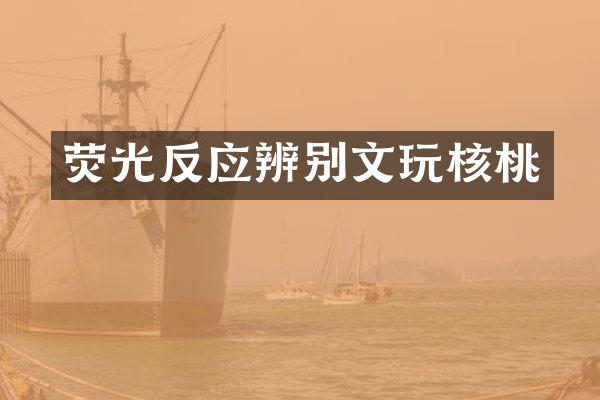 荧光反应辨别文玩核桃