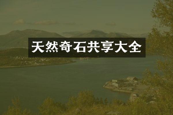 天然奇石共享大全