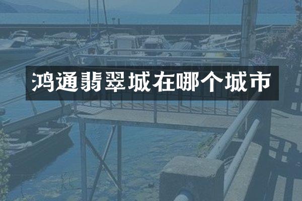 鸿通翡翠城在哪个城市