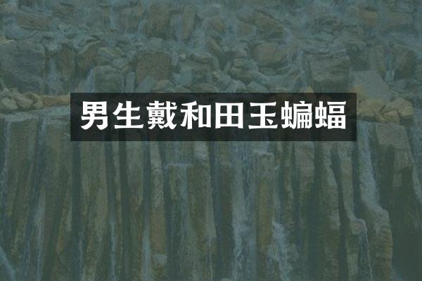 男生戴和田玉蝙蝠