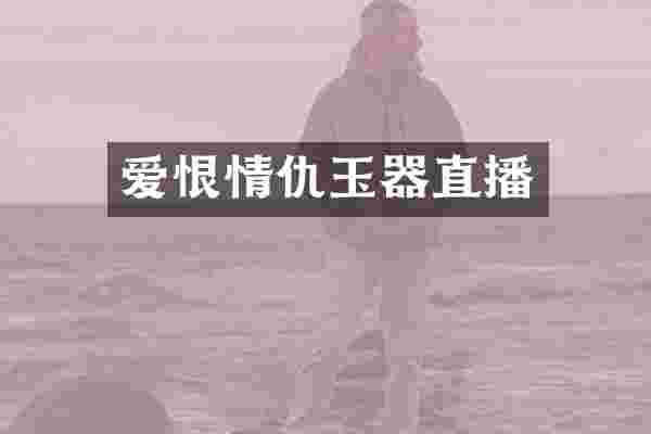 爱恨情仇玉器直播