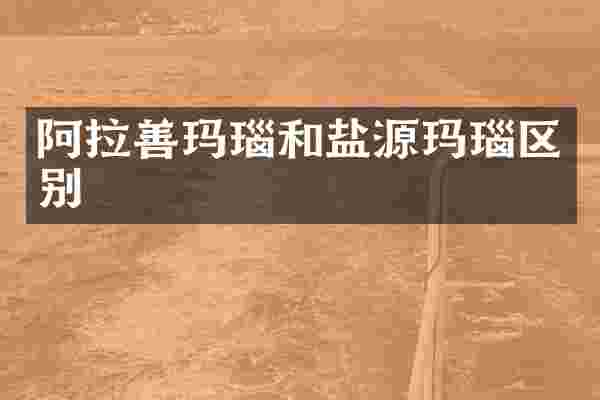 阿拉善玛瑙和盐源玛瑙区别