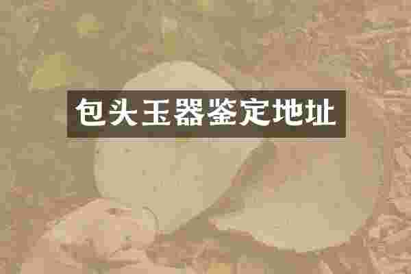 包头玉器鉴定地址
