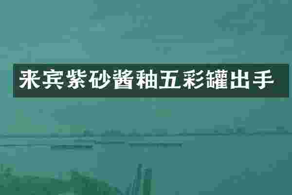 来宾紫砂酱釉五彩罐出手