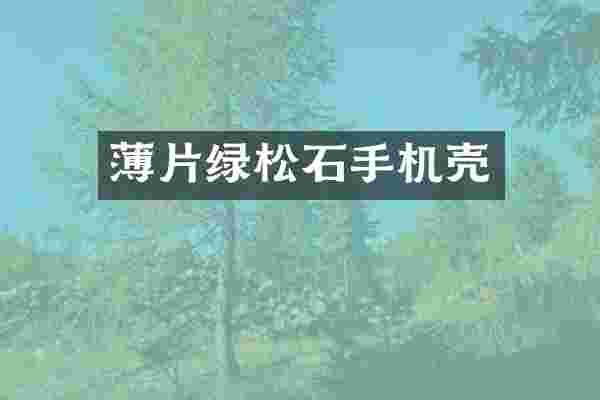 薄片绿松石手机壳