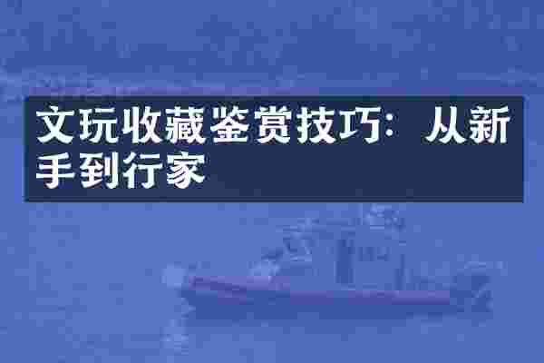 文玩收藏鉴赏技巧：从新手到行家