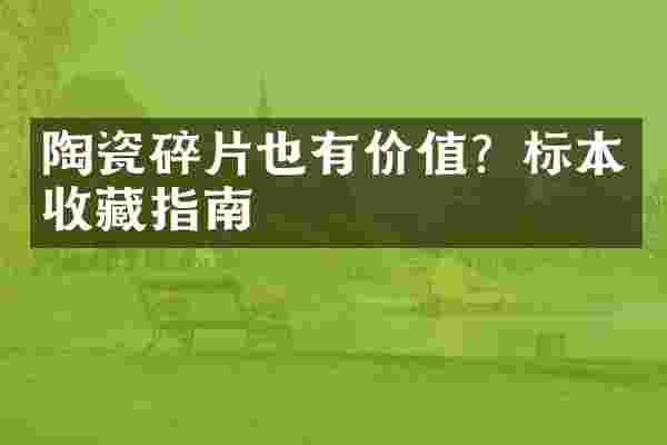 陶瓷碎片也有价值？标本收藏指南
