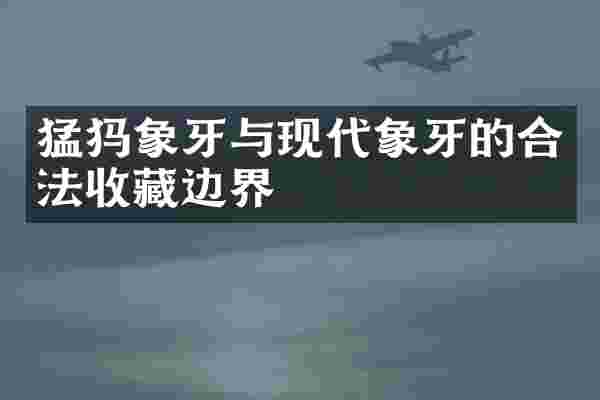 猛犸象牙与现代象牙的合法收藏边界
